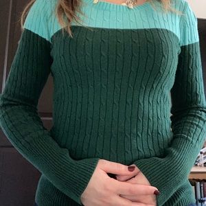 🎉Green & Blue Sweater top Merona XS